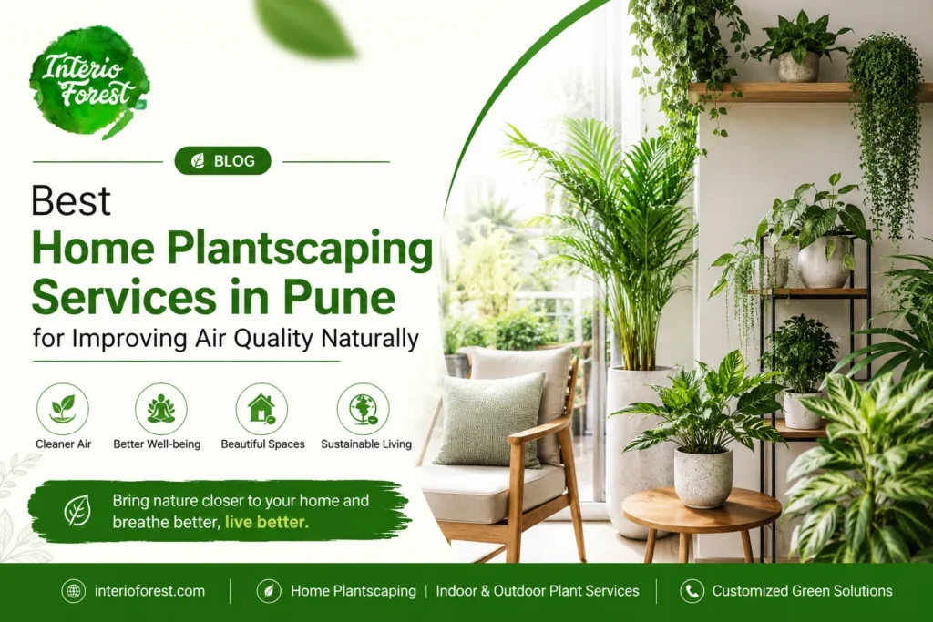 Best Home Plantscaping Services in Pune for Improving Air Quality Naturally
