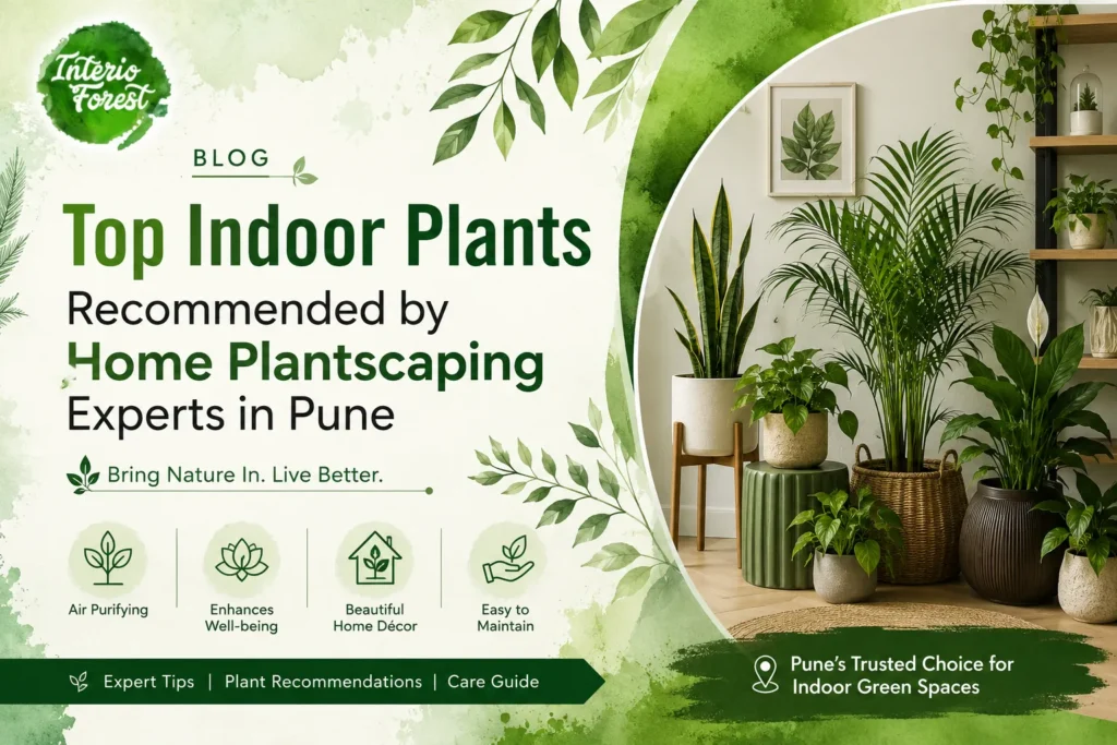 Top Indoor Plants Recommended by Home Plantscaping Experts in Pune