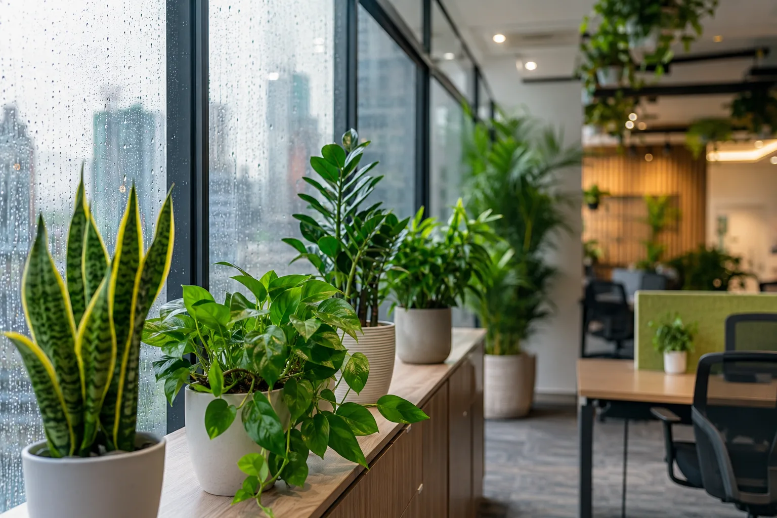 Office Plantscaping in Pune: Rainy Season Plant Care Tips for Healthy Indoor Plants